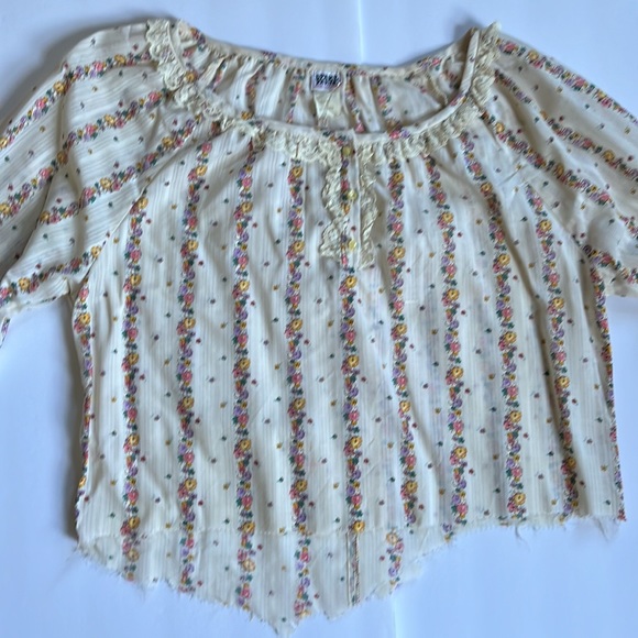 Vintage Top Spare Parts California Prairie Cottagecore Sz M 90s - Picture 13 of 13